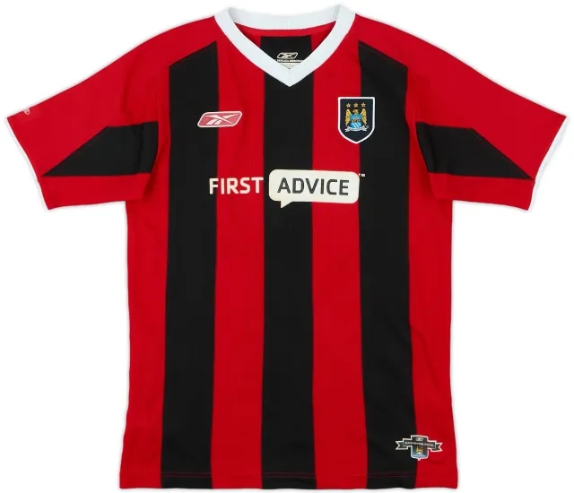 2003-04 Manchester City Away Shirt - 9/10 - (L.Boys)