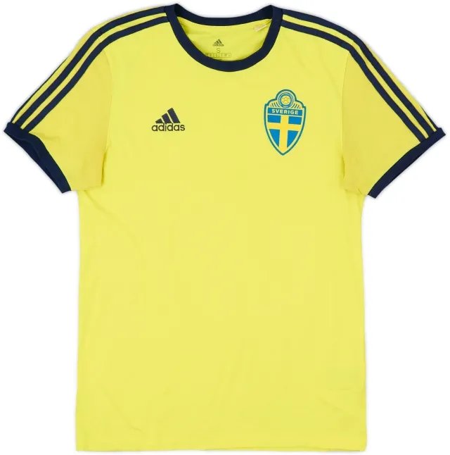 2019-20 Sweden adidas Cotton Tee - 7/10 - (S)