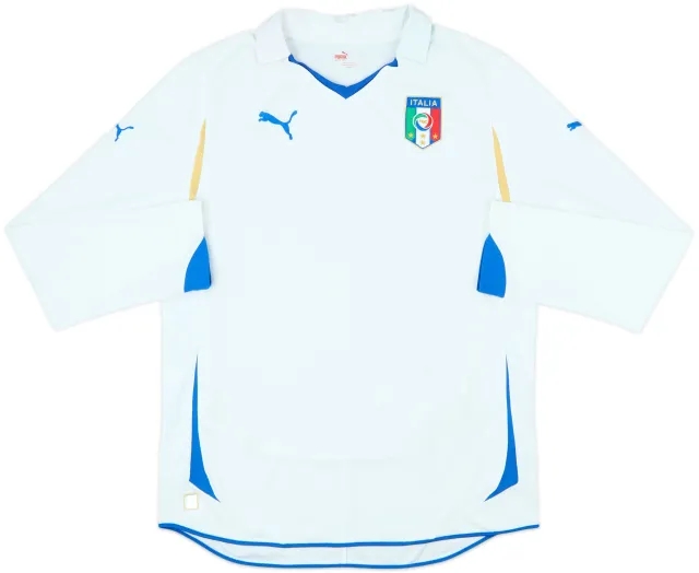 2010-12 Italy Away L/S Shirt - 7/10 - (L)