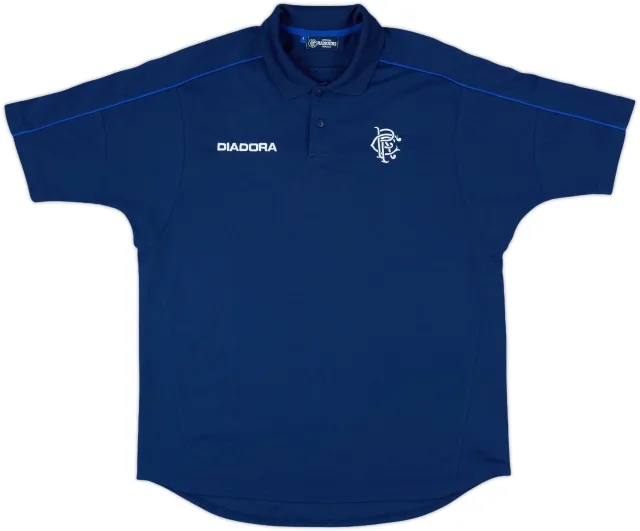 2003-04 Rangers Diadora Polo Shirt - 9/10 - (L)