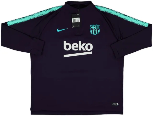 2018-19 Barcelona Nike 1/4 Zip Training Top (XXL)