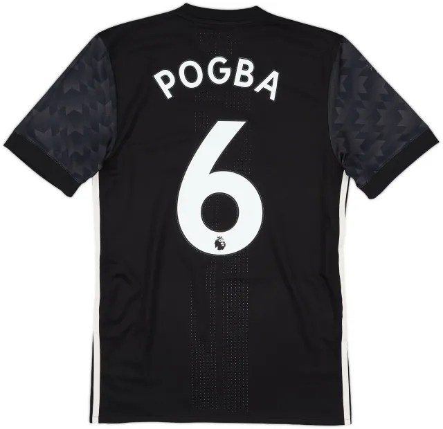 2017-18 Manchester United Authentic Away Shirt Pogba #6 - 8/10 - (S)