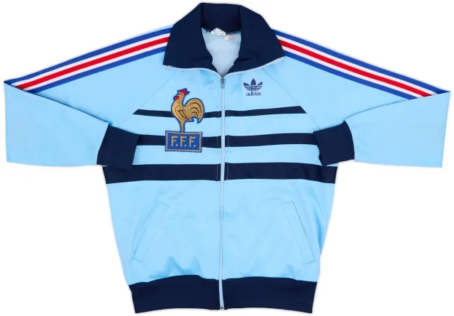 1982-84 France adidas Track Jacket - 8/10 - (L.Boys)