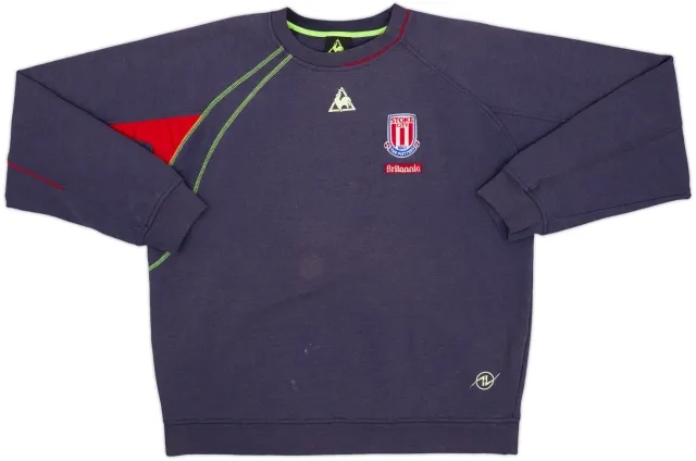 2008-09 Stoke Le Coq Sportif Sweat Top - 6/10 - (XL)