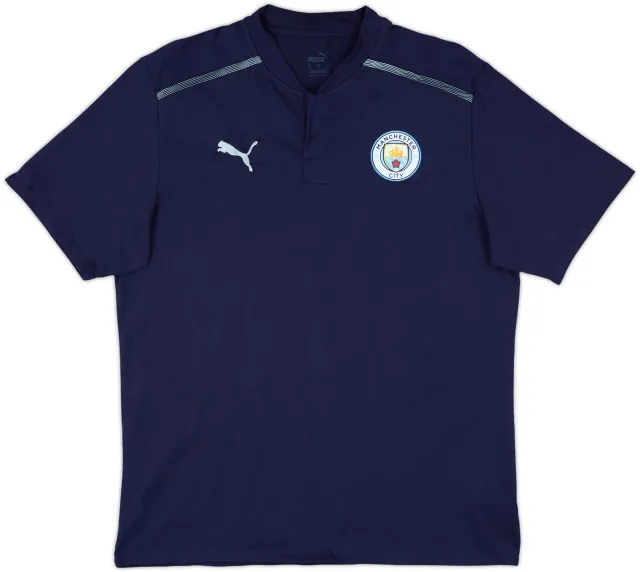 2021-22 Manchester City Puma Polo Shirt - 10/10 - (XL)