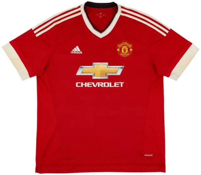 2015-16 Manchester United Home Shirt - 4/10 - (XL)