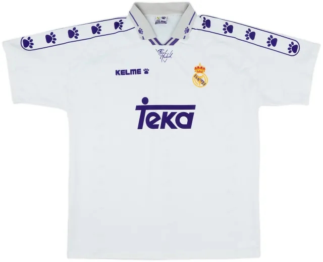 1994-96 Real Madrid Home Shirt - 7/10 - (XL)