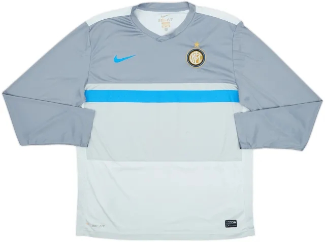 2011-12 Inter Milan Nike Training L/S Shirt - 7/10 - (XL)