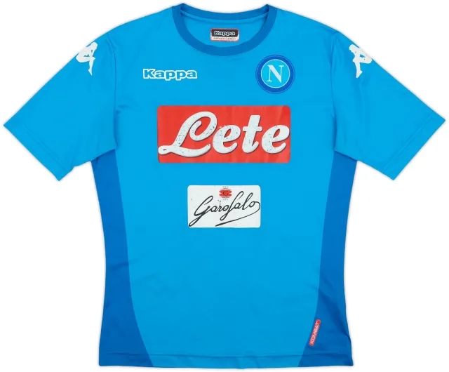 Kappa Napoli Boys SS Home Shirt 2017/18