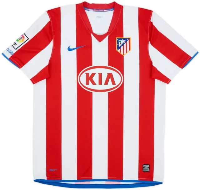 2008-09 Atletico Madrid Home Shirt - 5/10 - (L)