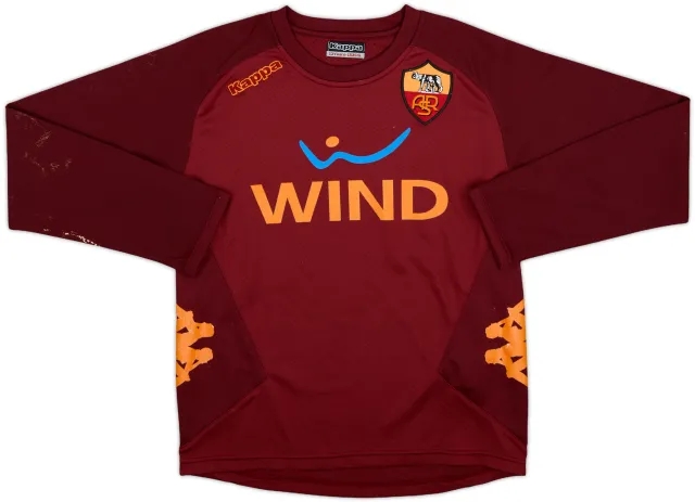 Kappa Roma Boys LS Home Shirt 2008/09