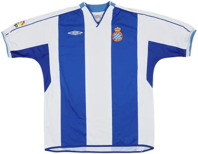 2002-03 Espanyol Home Shirt - 8/10 - (L)