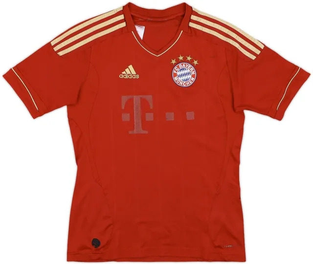 adidas Bayern Munich Boys SS Home Shirt 2011/13