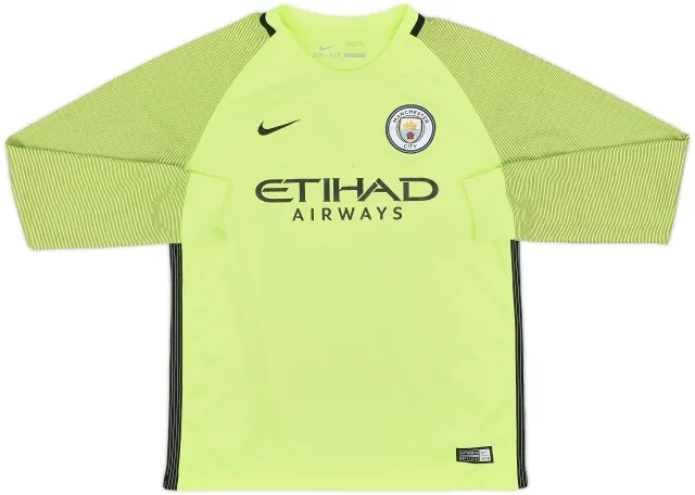 2016-17 Manchester City GK Shirt - 7/10 - (L.Boys)