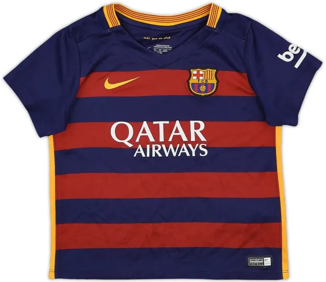 2015-16 Barcelona Home Shirt - 9/10 - (3-4 Years)