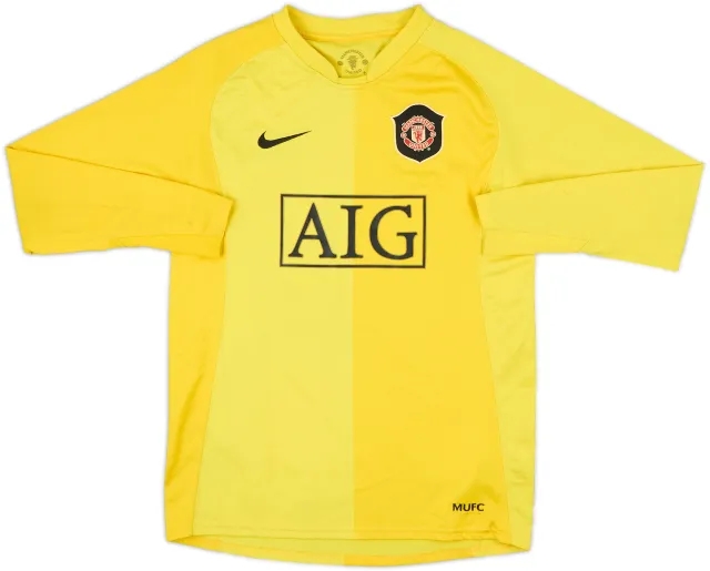 2006-07 Manchester United GK Shirt - 9/10 - (L.Boys)