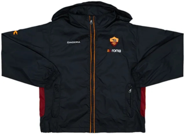 2004-05 Roma Diadora Hooded Rain Jacket - 6/10 - (L)