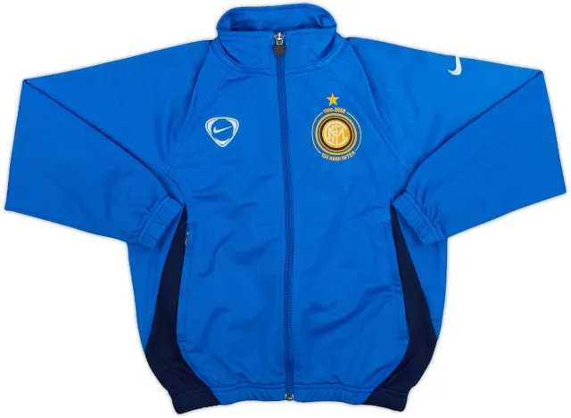 2007-08 Inter Milan Nike Track Jacket - 8/10 - (S.Boys)