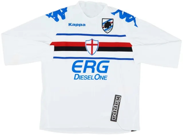 2007-08 Sampdoria Player Issue Away L/S Shirt (XL)
