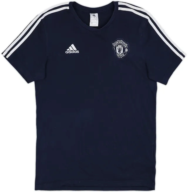 2018-19 Manchester United adidas Cotton Tee - 10/10 - (M)