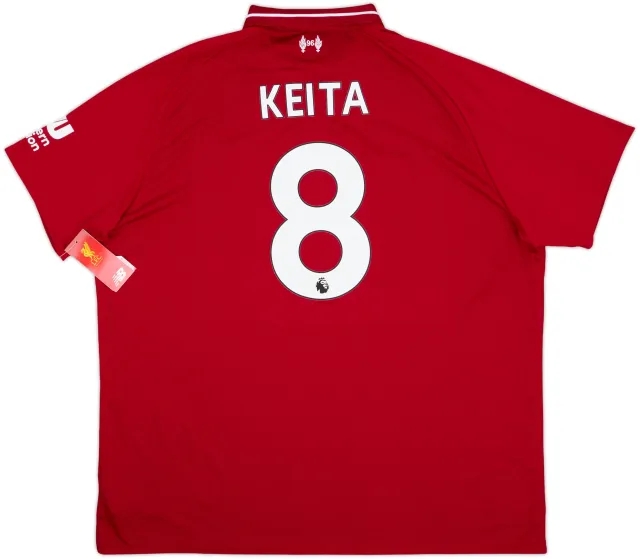 2018-19 Liverpool Home Shirt Keita #8 (XXL)