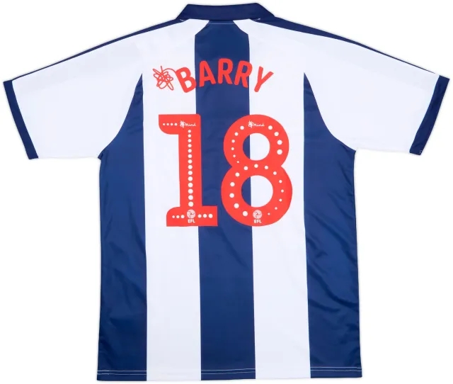 2018-19 West Brom Home Shirt Barry #18 (L)
