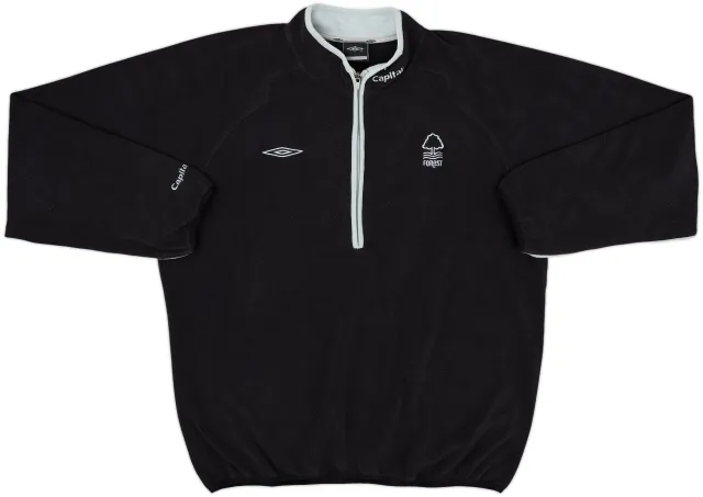 2006-07 Nottingham Forest Umbro 1/2 Zip Fleece Jacket - 9/10 - (XL)
