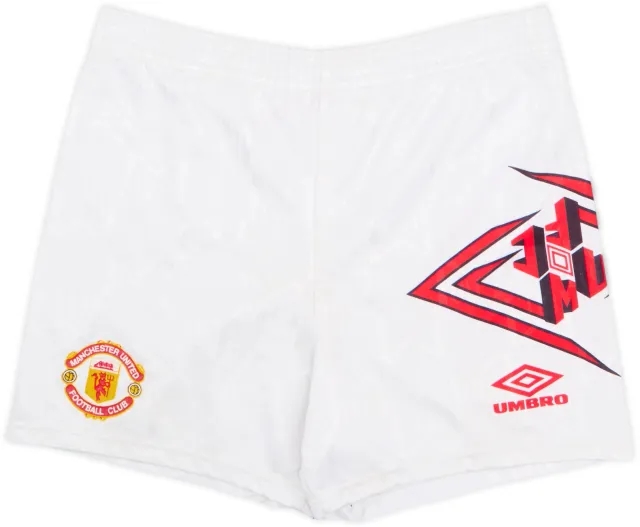 1992-94 Manchester United Home Shorts - 5/10 - (XS)