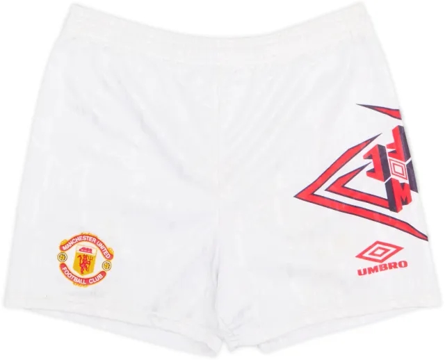 1992-94 Manchester United Home Shorts - 7/10 - (XS)