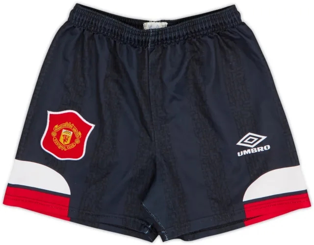 1994-96 Manchester United Alternate Home Shorts - 8/10 - (XS)