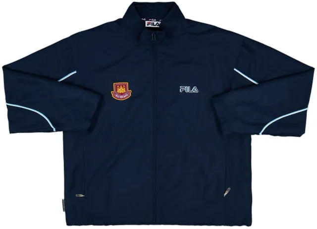 2000-02 West Ham Fila Track Jacket - 10/10 - (L)