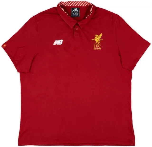 2017-18 Liverpool New Balance Polo Shirt - 8/10 - (XXL)