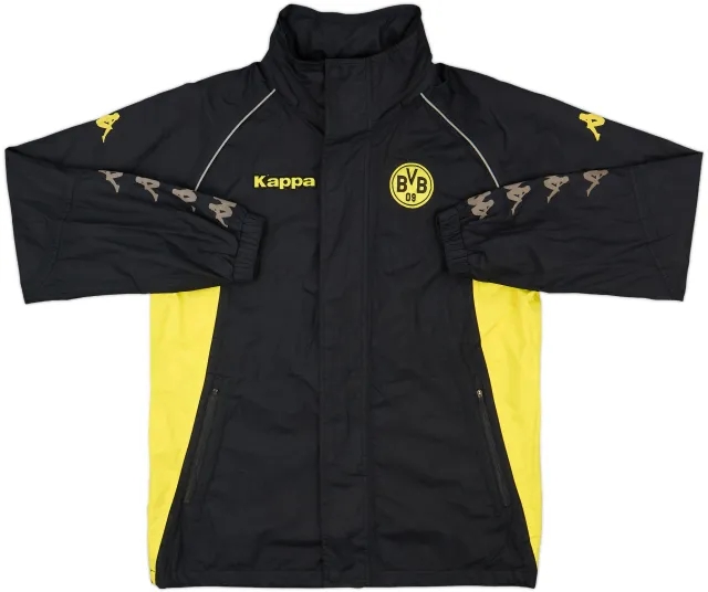 2009-10 Borussia Dortmund Kappa Hooded Rain Jacket - 6/10 - (M)
