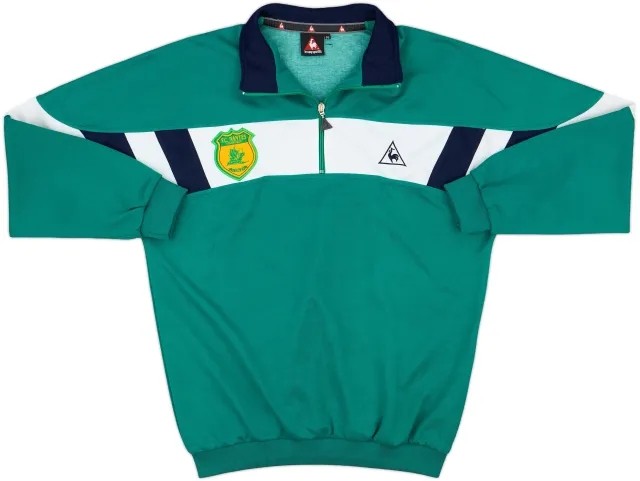 2004-05 Nantes Le Coq Sportif 1/4 Zip Training Top - 8/10 - (M)