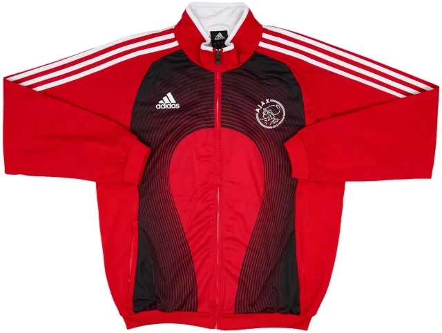 2007-08 Ajax adidas Track Jacket - 8/10 - (XL)