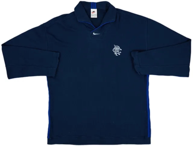 1998-99 Rangers Nike Training Top - 8/10 - (L)