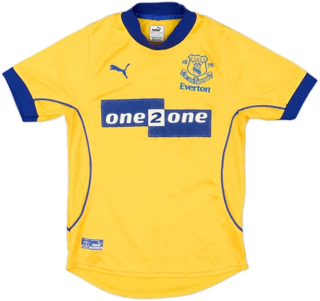 2000-01 Everton Away Shirt - 9/10 - (S.Boys)