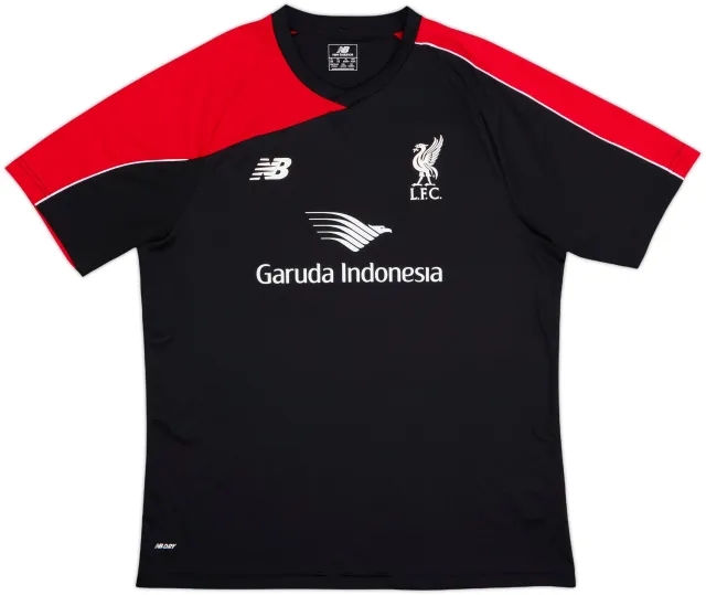 2015-16 Liverpool New Balance Training Shirt - 7/10 - (XL)