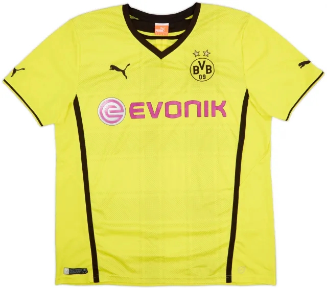 2013-14 Borussia Dortmund Home Shirt #13 - 7/10 - (XL)