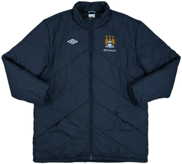 2009-10 Manchester City Umbro Padded Bench Coat - 8/10 - (3XL)
