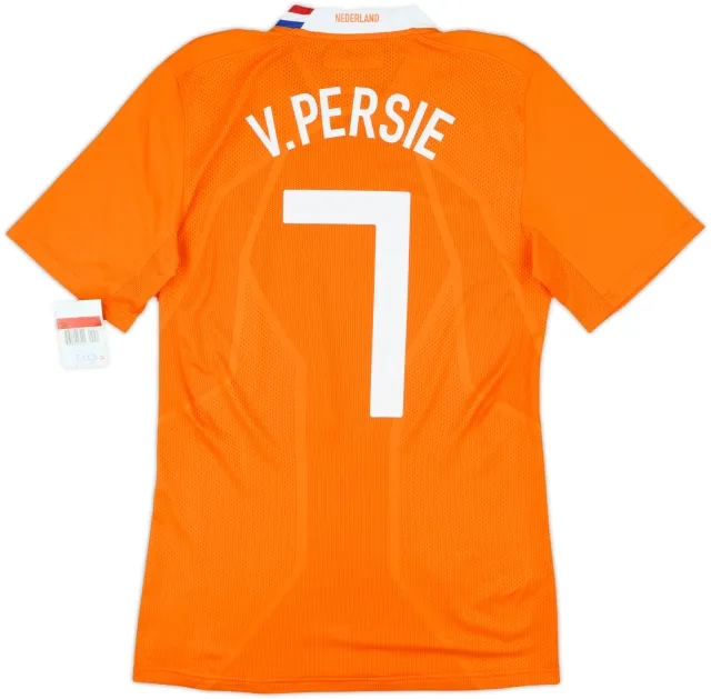 2008-10 Netherlands Limited Edition Player Issue Home Shirt V.Persie #7 (L)