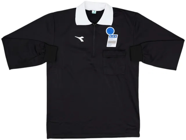 1990s Italy FIGC Diadora Referee L/S Shirt - 10/10 - (M)