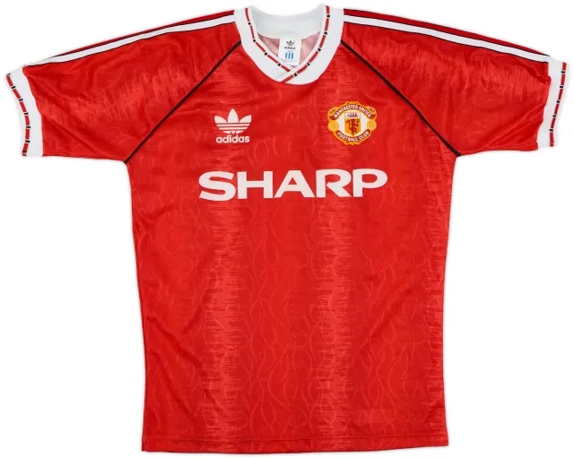 1990-92 Manchester United Home Shirt - 10/10 - (S)