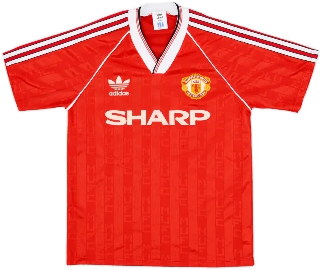 1988-90 Manchester United Home Shirt - 5/10 - (S)