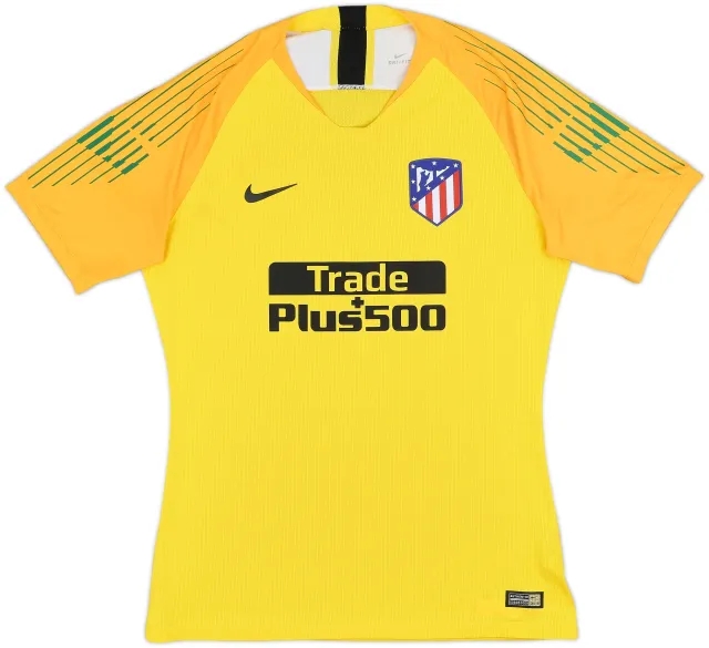2018-19 Atletico Madrid Authentic GK S/S Shirt - 8/10 - (L)