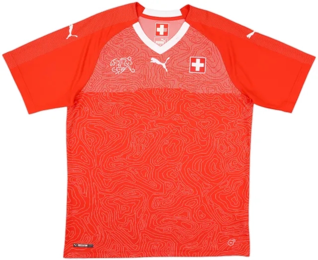 2018-20 Switzerland Home Shirt - 7/10 - (L)