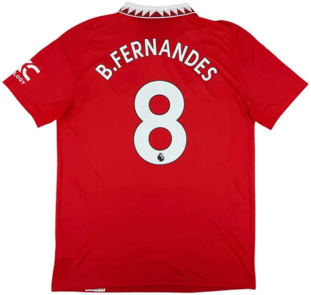2022-23 Manchester United Home Shirt B.Fernandes #8 - 10/10 - (L)