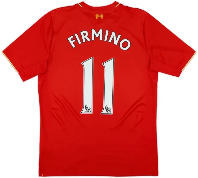 2015-16 Liverpool Home Shirt Firmino #11 - 7/10 - (S)