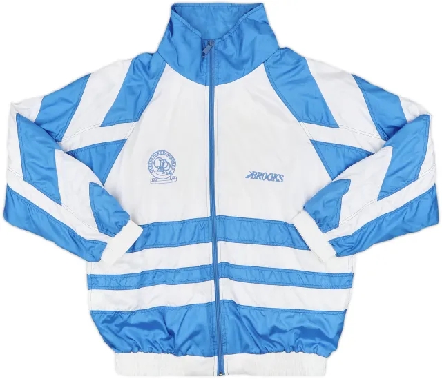 1991-92 QPR Brooks Track Jacket - 10/10 - (S)
