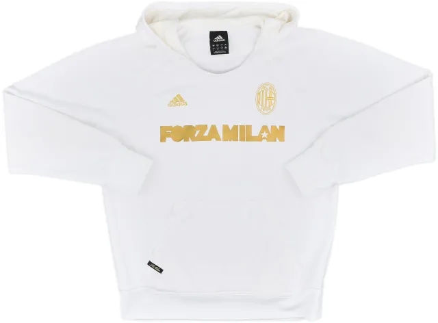 2009-10 AC Milan adidas Hooded Jacket - 8/10 - (M)